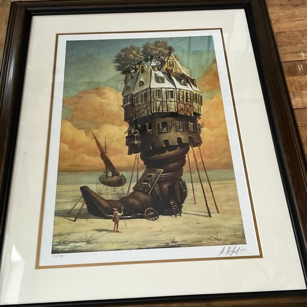 Limited Edition Serio-lithograph Merry Owner Of A Boot by Andrey Vereshagi